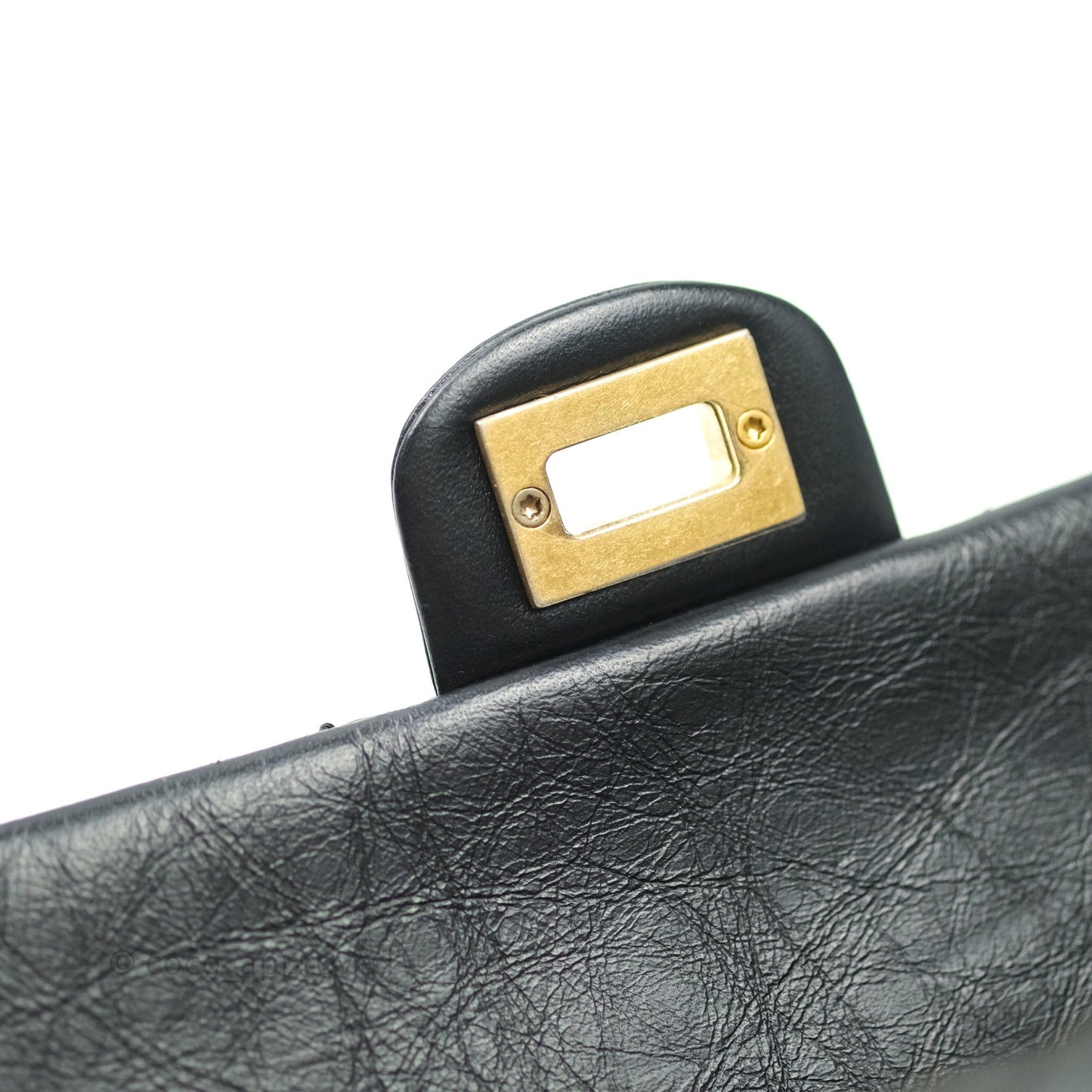 Chanel Reissue 2.55 Aged Calfskin Quilted Chain Waist Bag Black