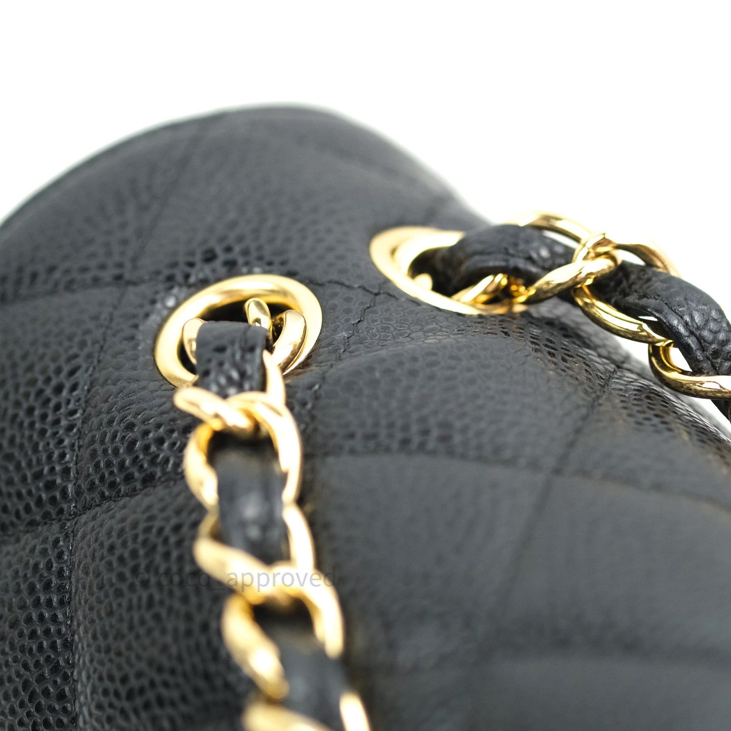 Chanel Classic Double Flap Maxi Black Caviar Gold Hardware