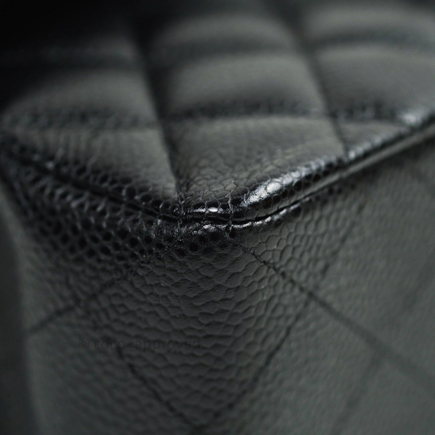 Chanel Classic Small S/M Flap Black Caviar Silver Hardware