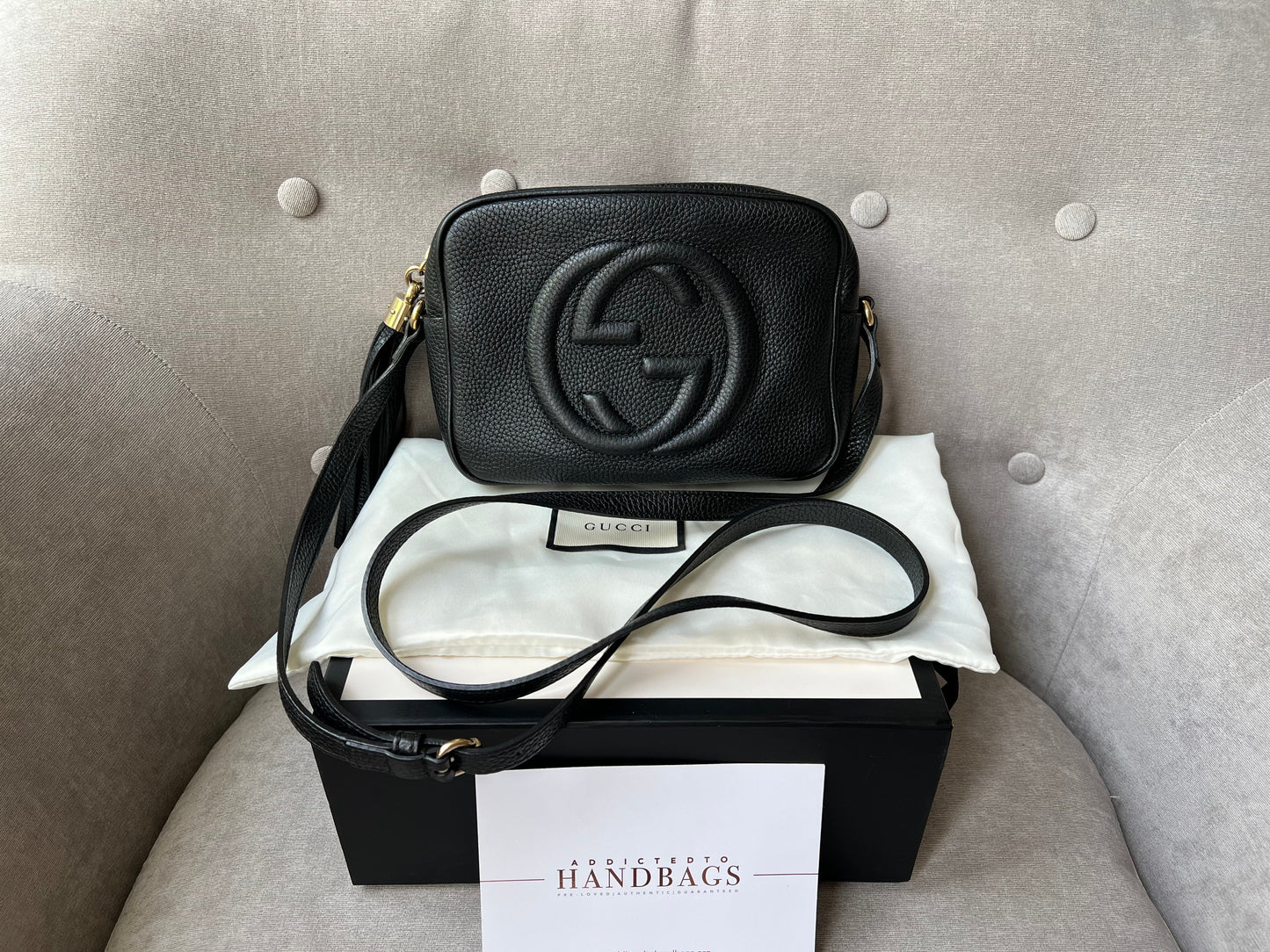Luxury Gucci Trending 2025 Black Soho Disco