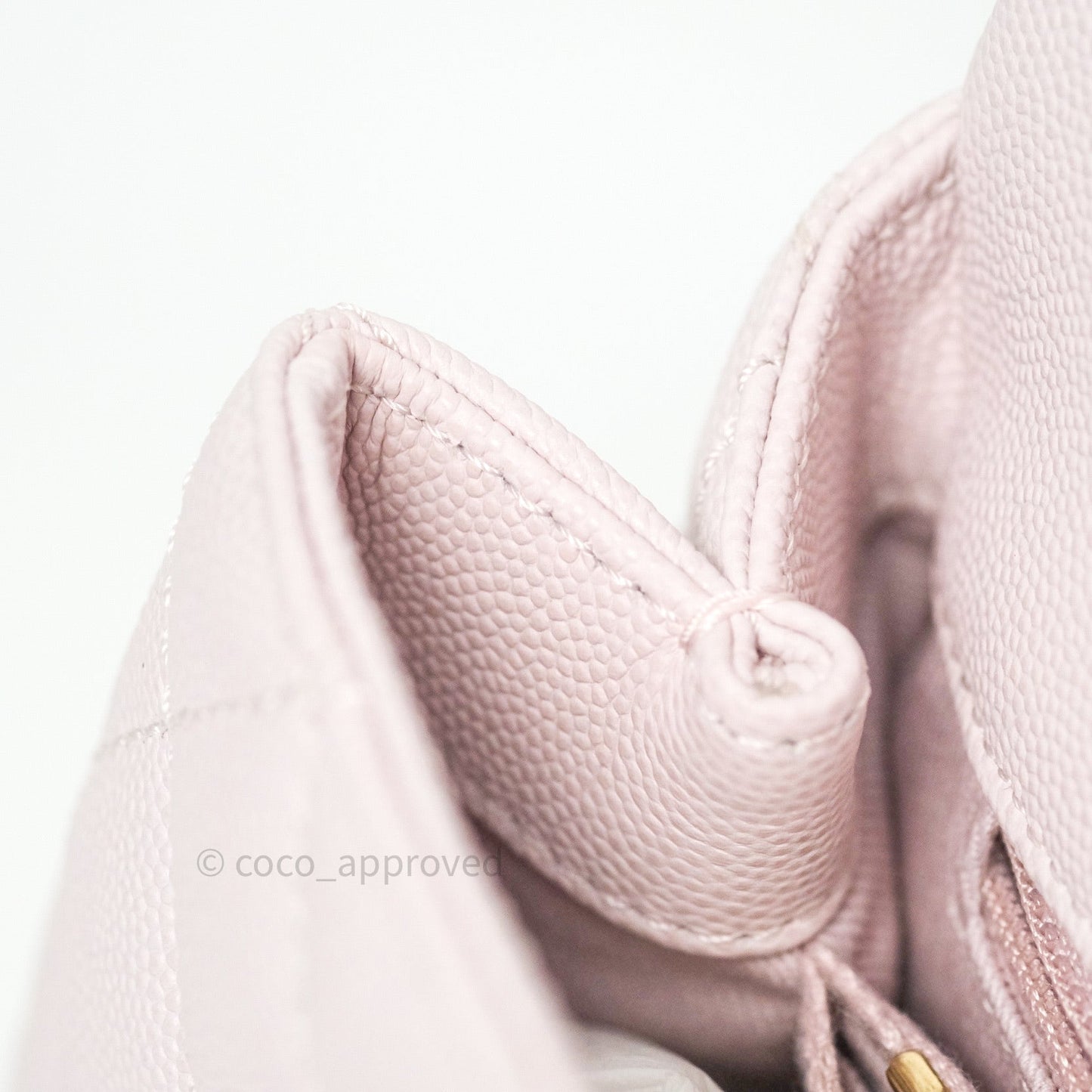Chanel Small Coco Handle Quilted Lilac Pink Light Gold Hardware