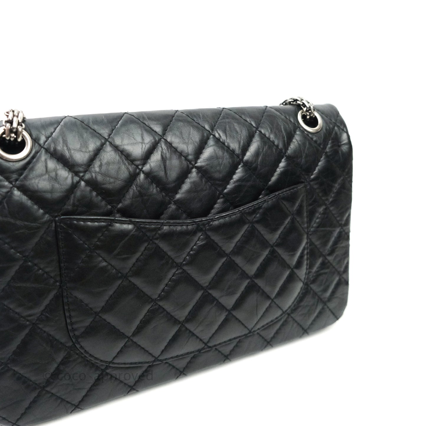 Chanel Reissue Quilted Aged Calfskin Black Ruthenium Hardware 226