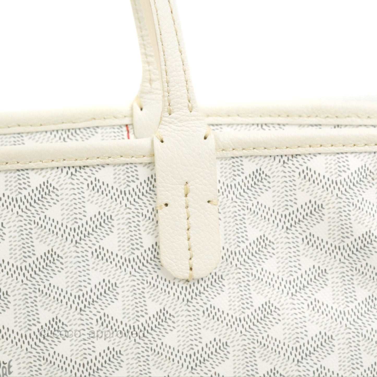 Goyard Artois Goyardine Canvas PM⁣⁣⁣⁣⁣⁣⁣⁣⁣⁣⁣⁣⁣⁣⁣⁣⁣⁣⁣⁣ White