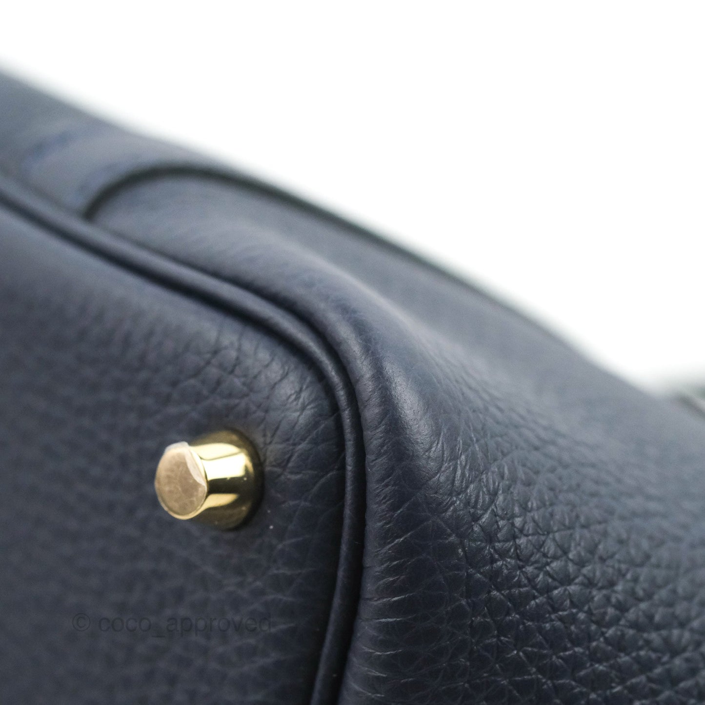 Hermès Picotin 18 PM Bleu Nuit Clemence Gold Hardware