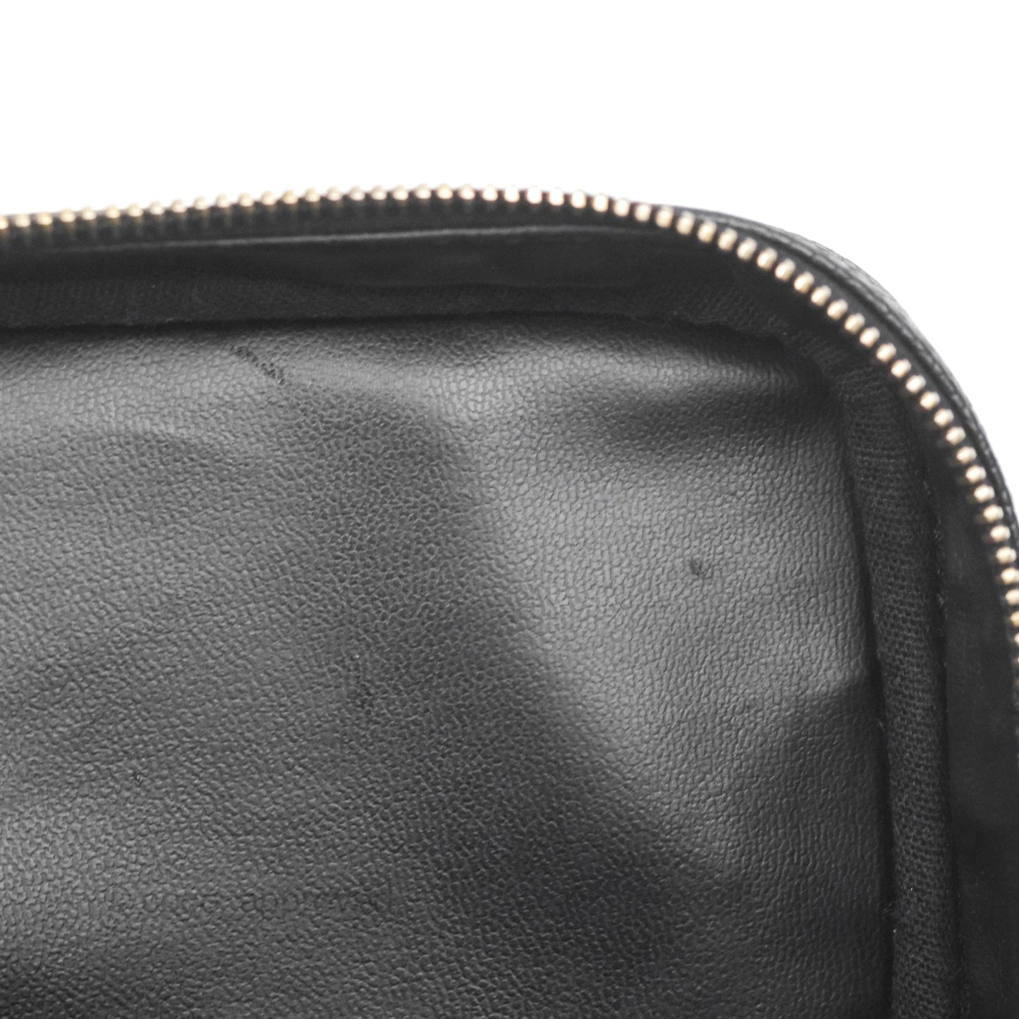 Chanel Vintage Vanity Case Black Caviar Gold Hardware