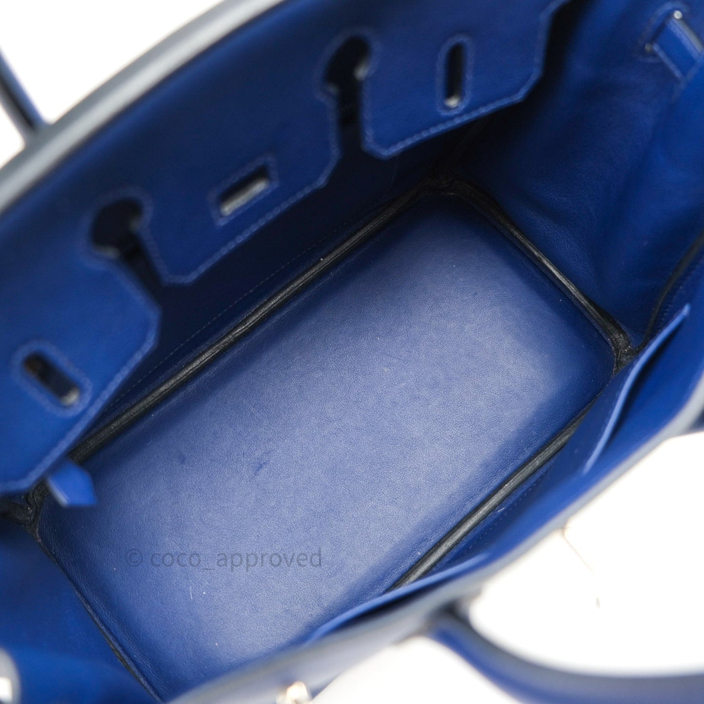 Hermès Birkin 25 Bleu Sapphir Swift Palladium Hardware
