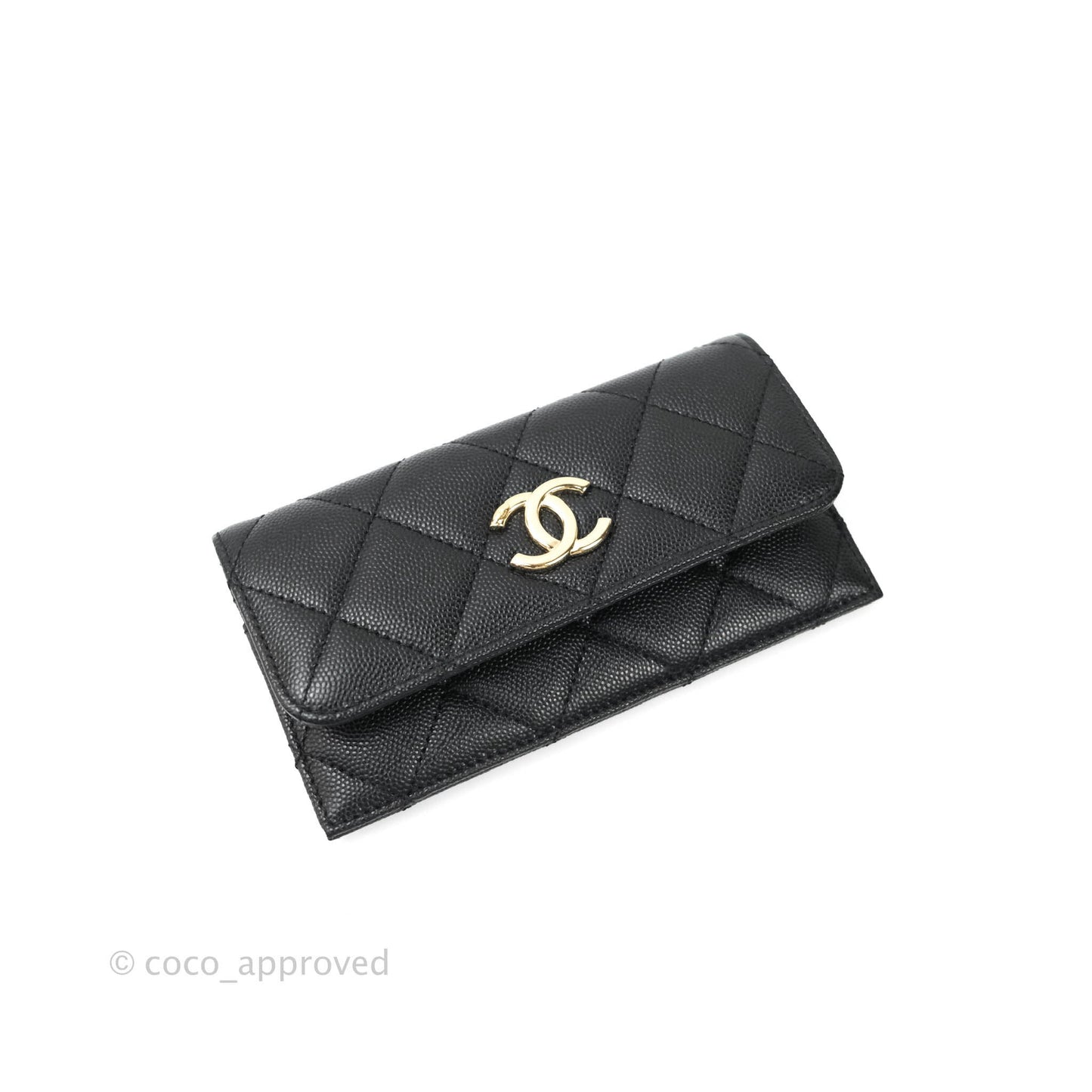 Chanel Quilted Caviar Waist Bag Black Gold Hardware
