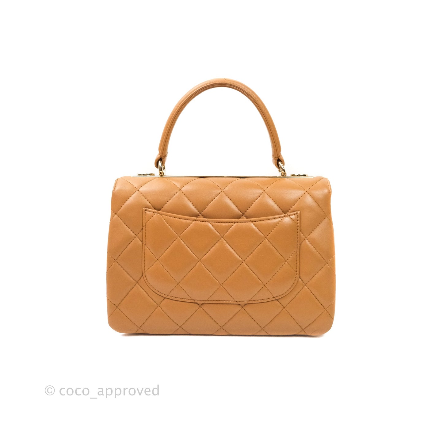 Chanel Trendy CC Small Dark Beige Lambskin Gold Hardware