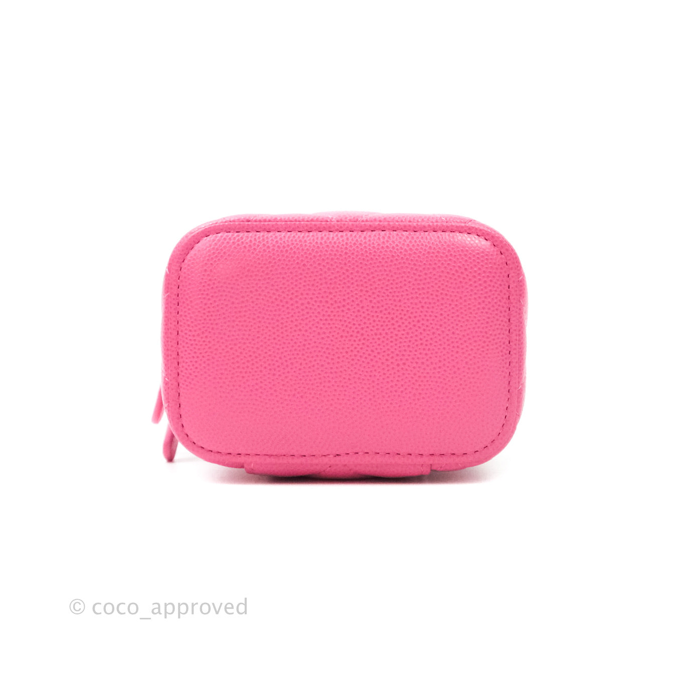 Chanel Mini Vanity Classic With Chain Pink Caviar Gold Hardware