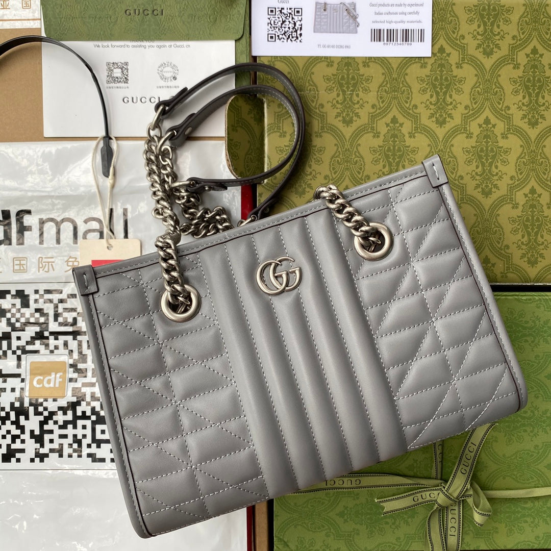 Luxury Gucci Marmont Medium Tote Bag