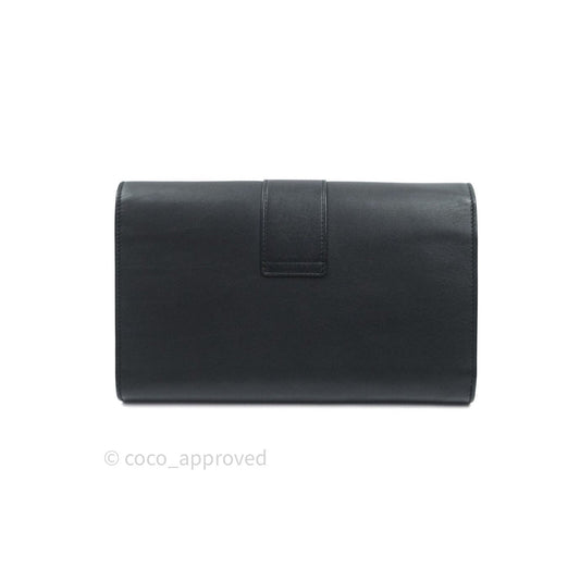 Saint Laurent Wallet on Chain Black Gold Hardware