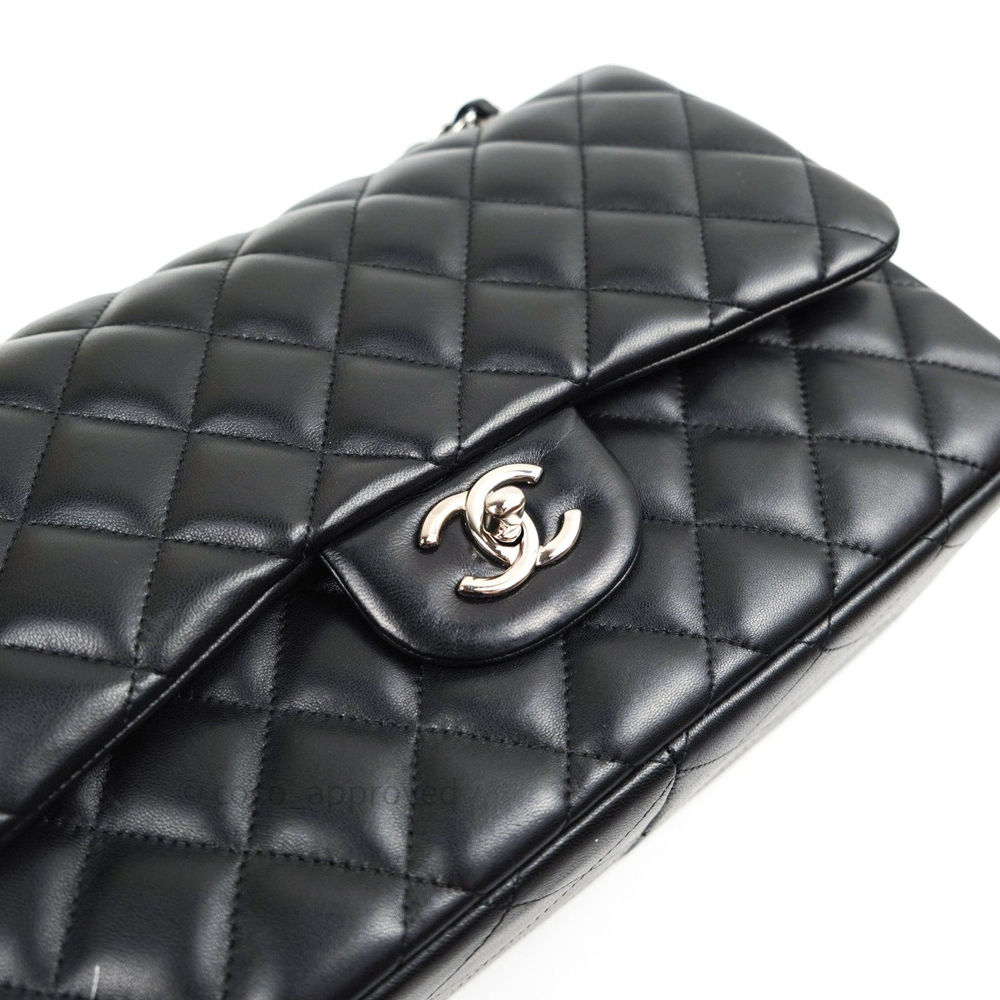 Chanel Jumbo Double Flap Black Lambskin Silver Hardware⁣⁣