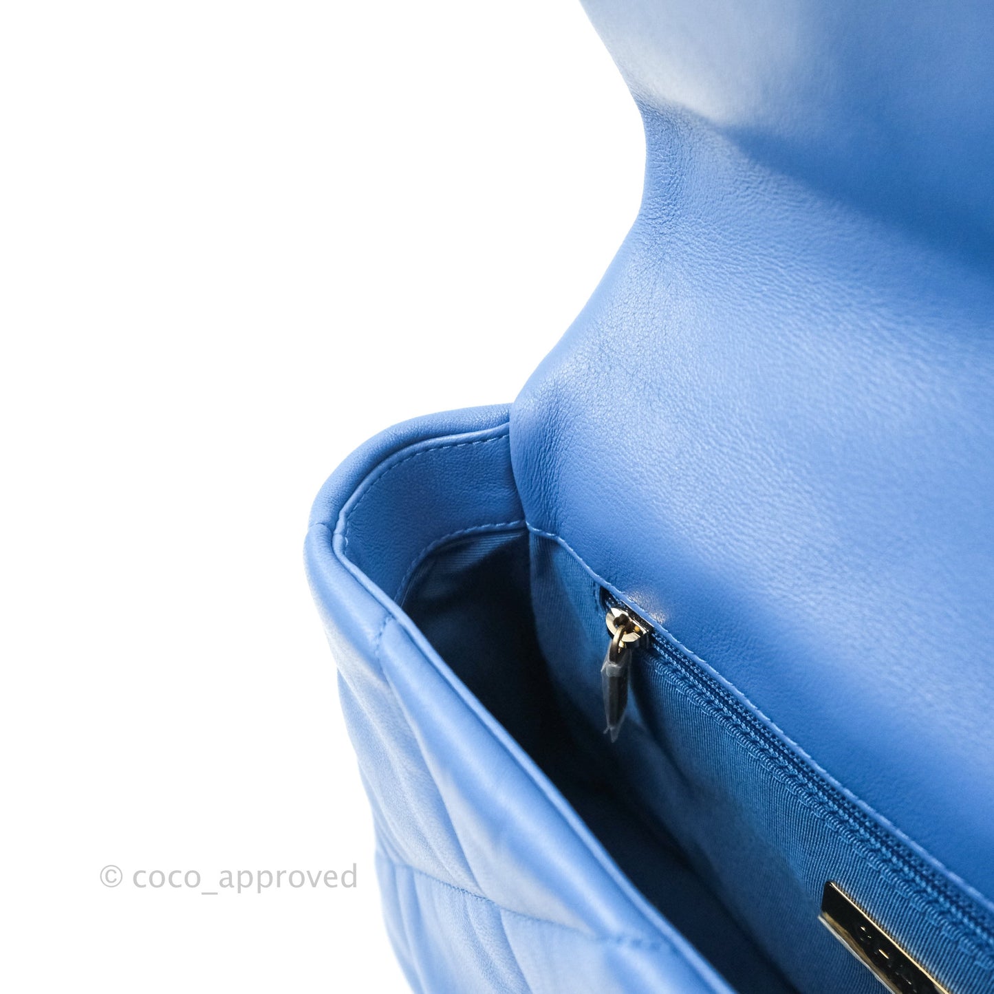 Chanel 19 Small Blue Mixed Hardware