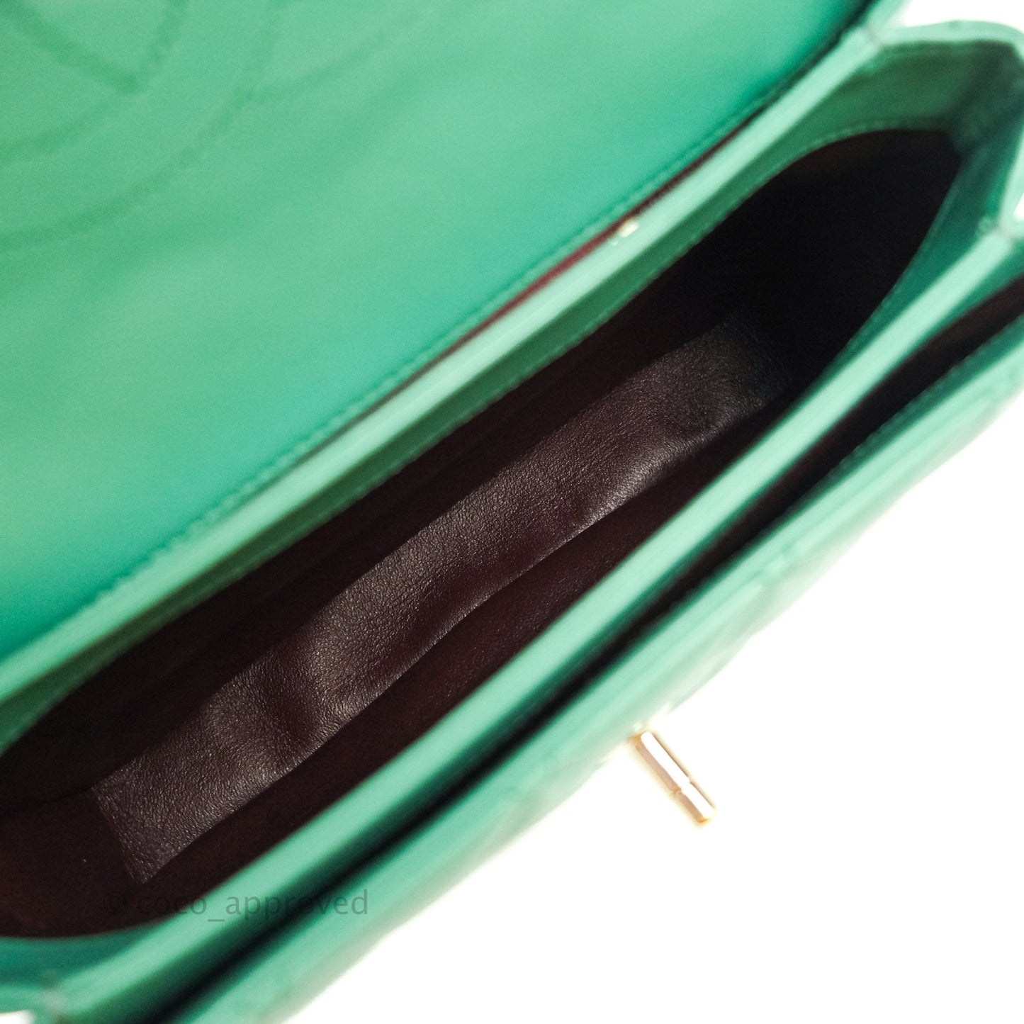 Chanel Trendy CC Small Mint Green Lambskin Gold Hardware