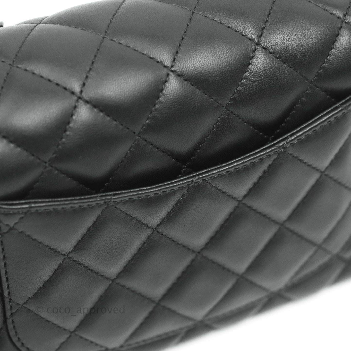 Chanel Quilted Mini Rectangular So Black Lambskin