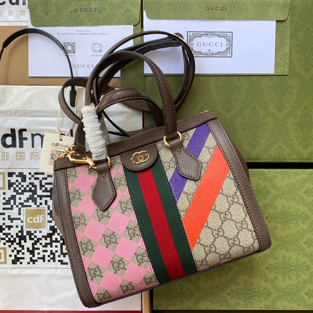 Luxury Gucci Ophidia Small Tote Bag