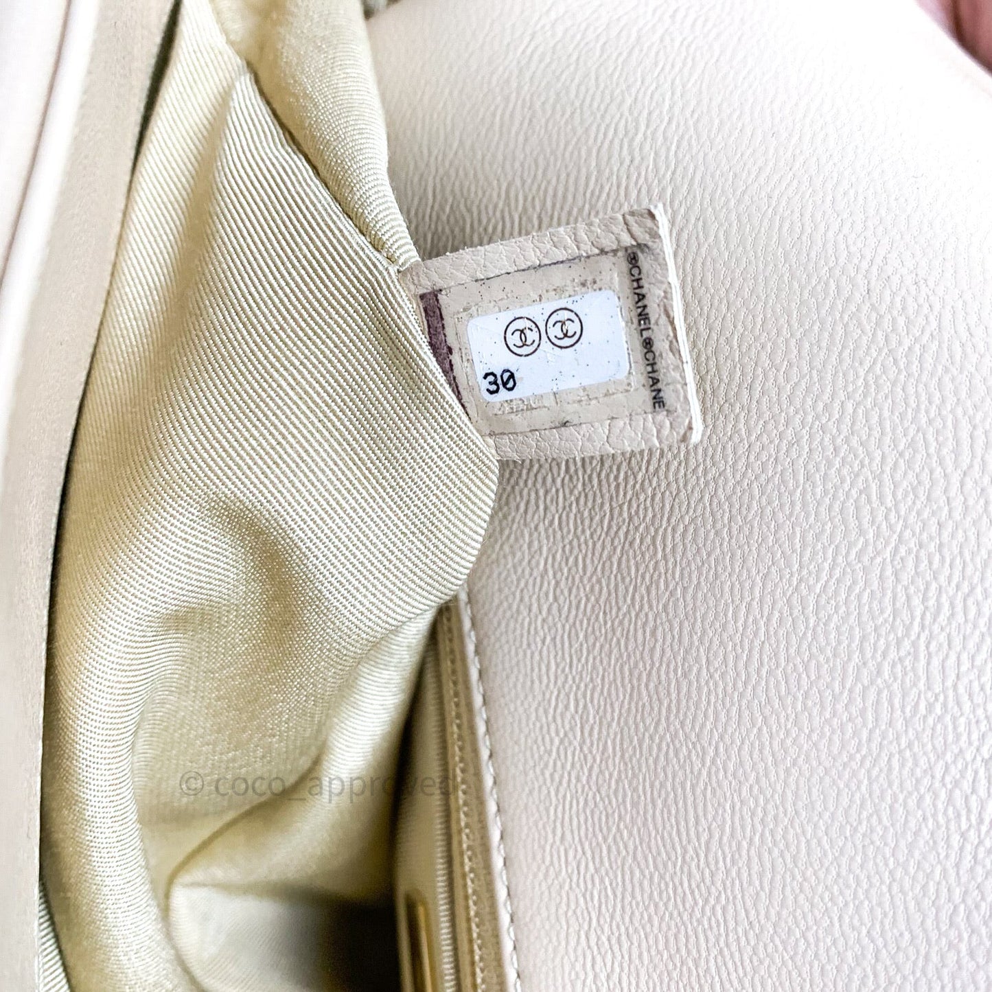 Chanel 19 Medium Beige Lambskin Mixed Hardware