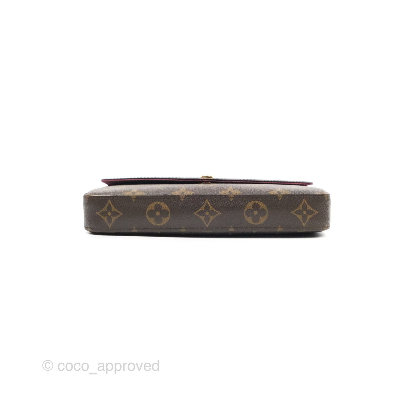 Louis Vuitton Félicie Pochette Monogram Canvas Fuchsia Pink