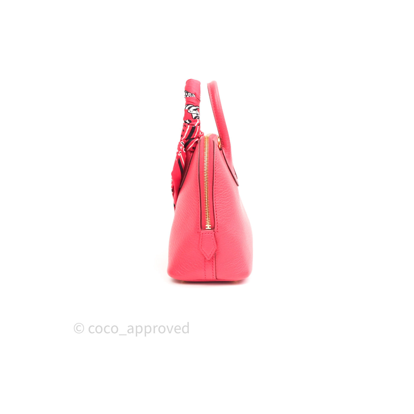 Hermès Bolide Mini 1923 Chevre Mysore Bougainvillier