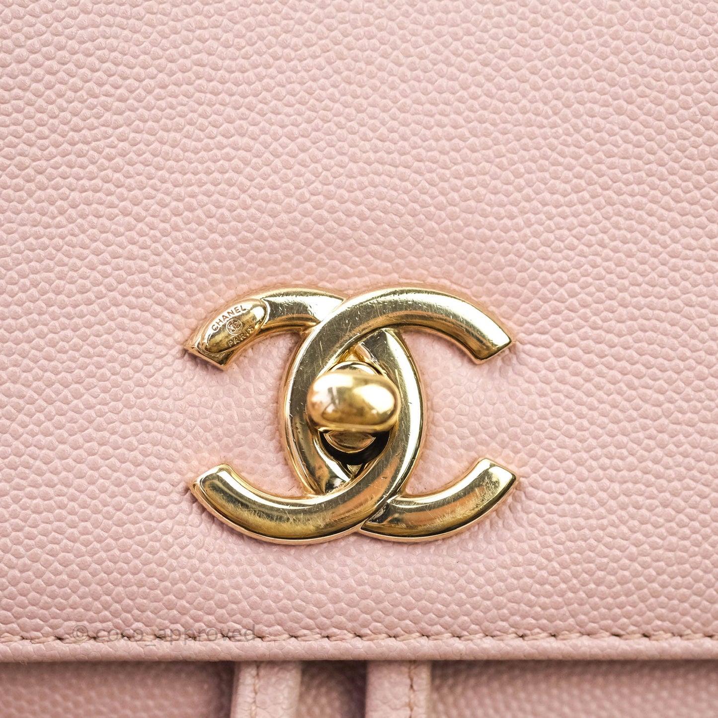 Chanel Quilted Business Affinity Backpack Pink Caviar Gold Hardware