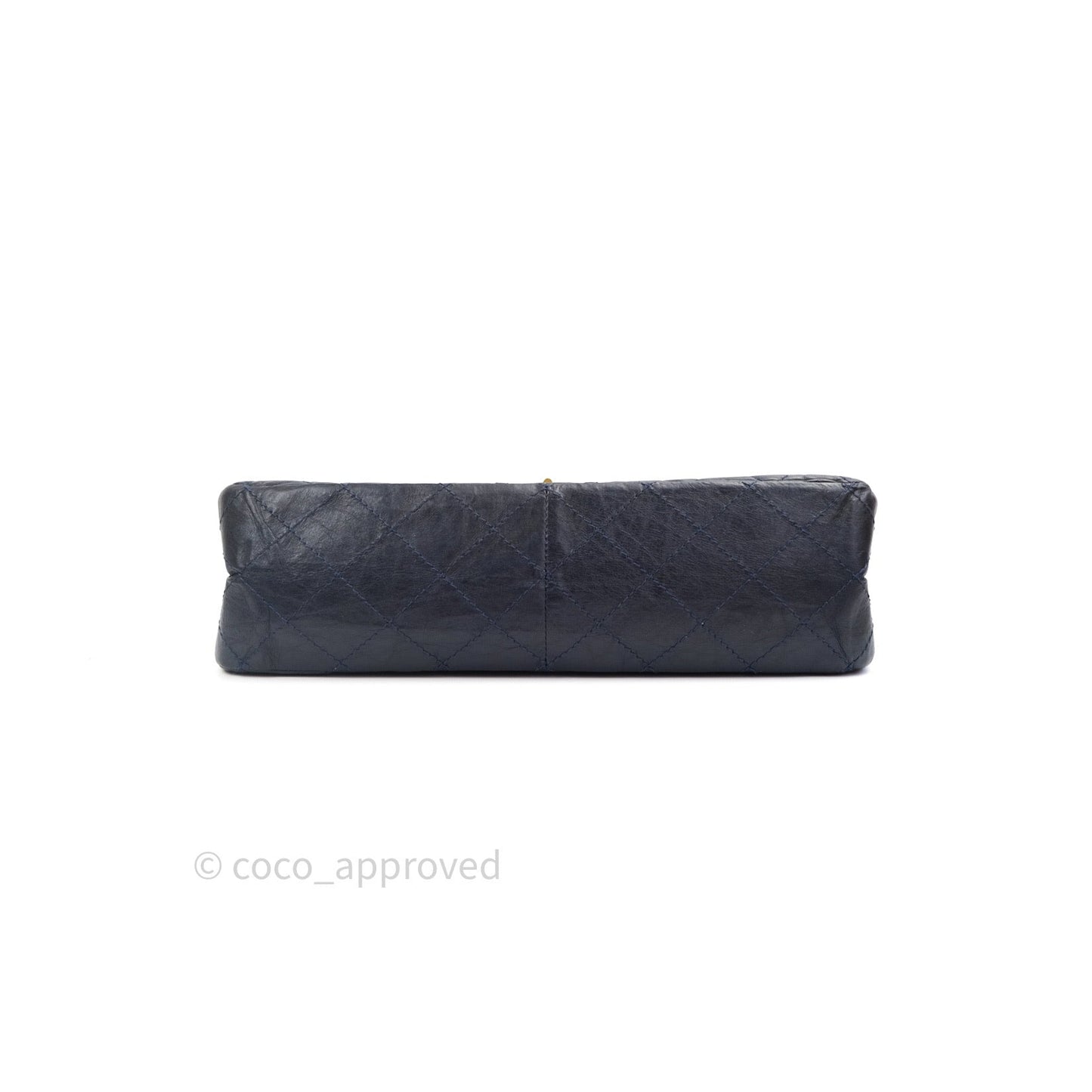 Chanel Reissue Quilted Aged Calfskin Dark Navy Gold Hardware 227