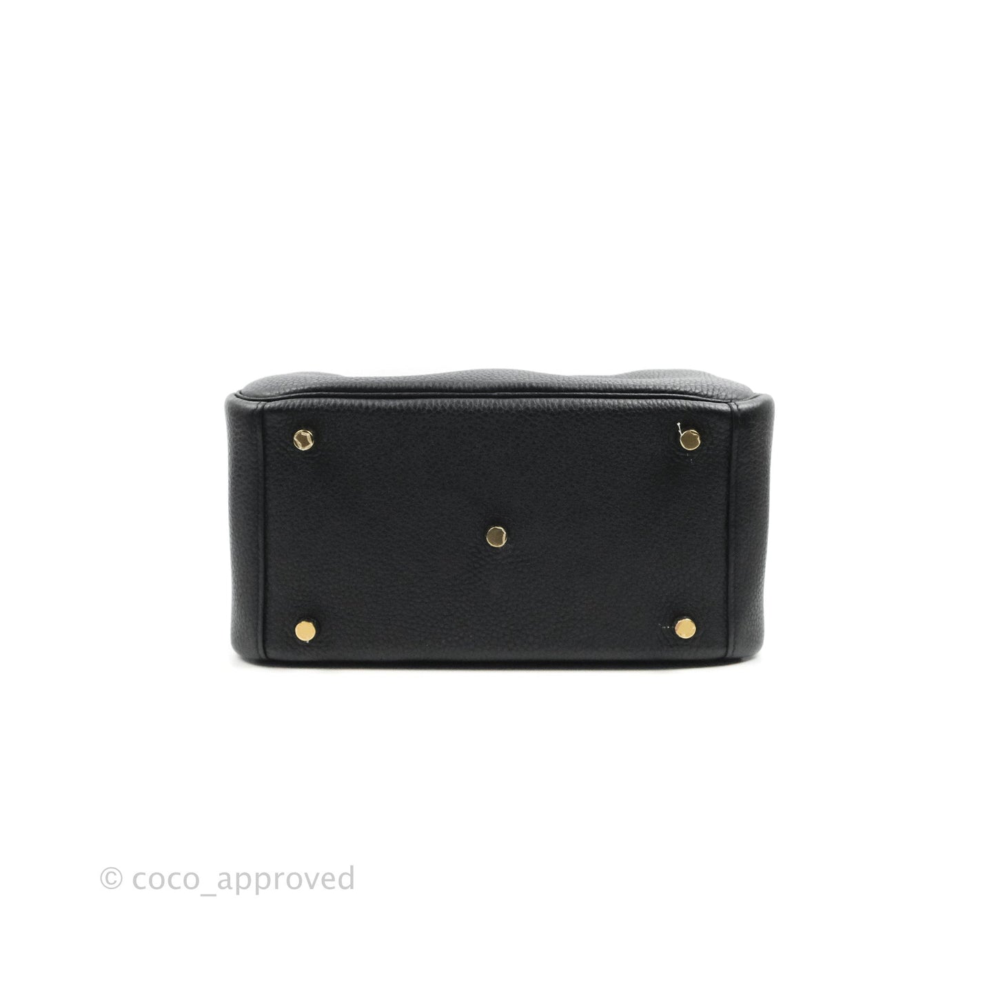Hermès Lindy 26 Black Clemence Gold Hardware
