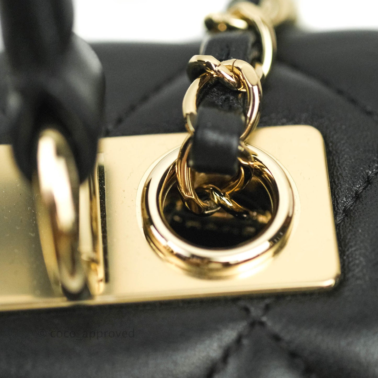 Chanel Trendy CC Small Black Lambskin Gold Hardware