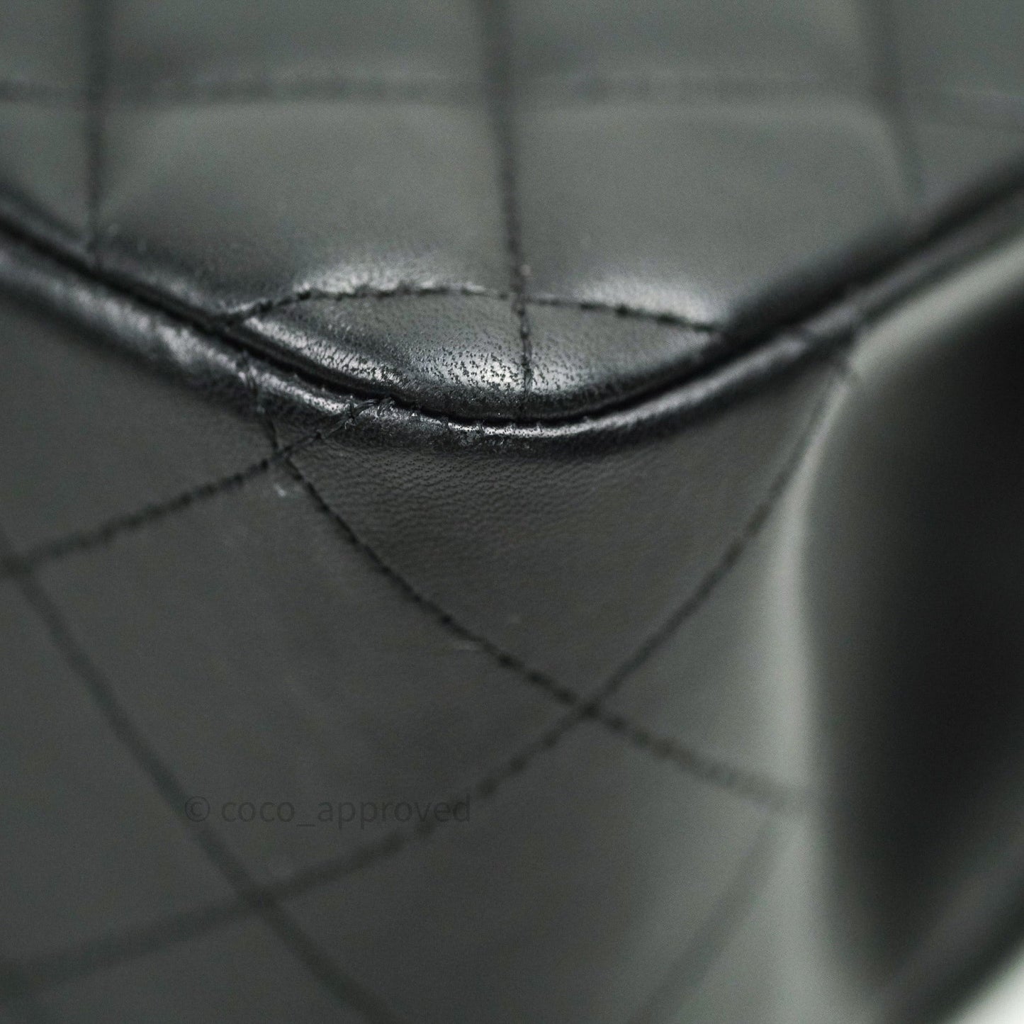 Chanel Jumbo Double Flap Black Lambskin Silver Hardware⁣⁣