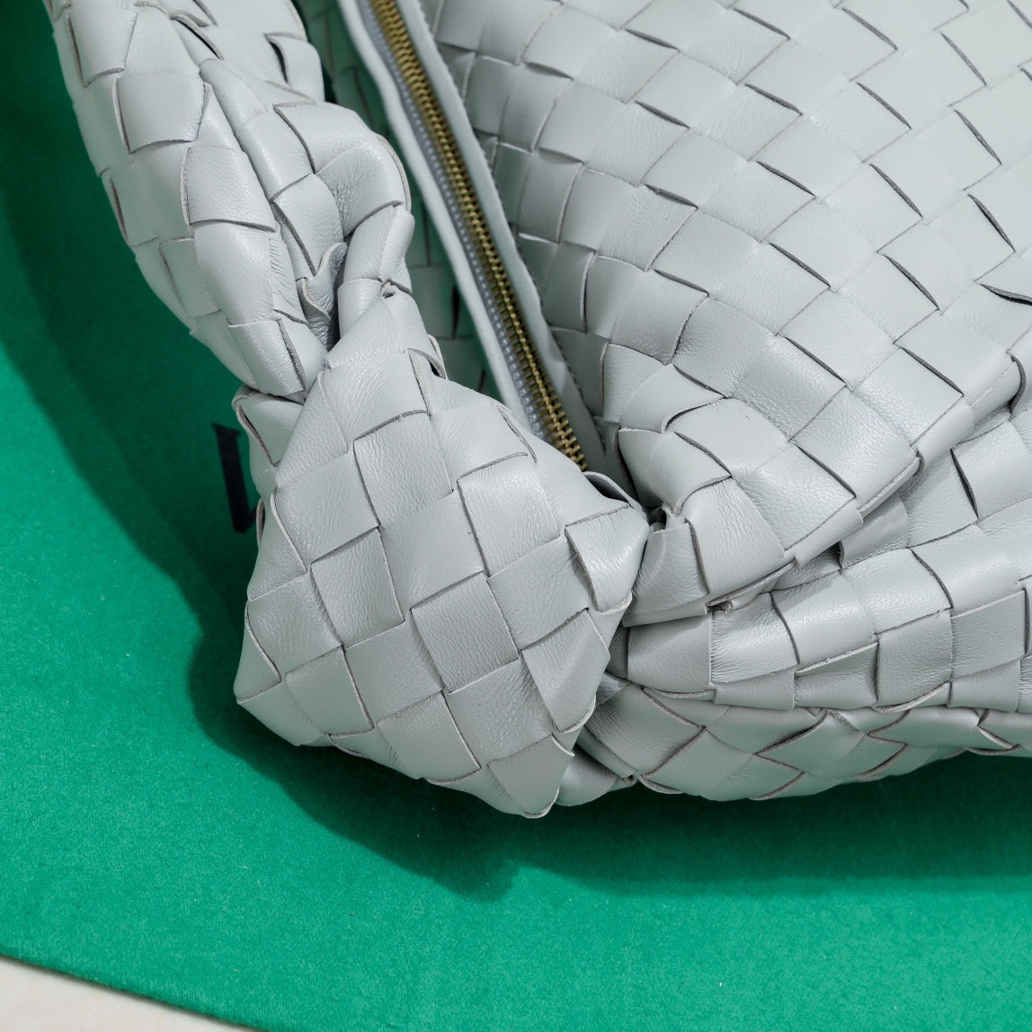 Luxury Bottega Veneta small jodie 48 grey lambskin