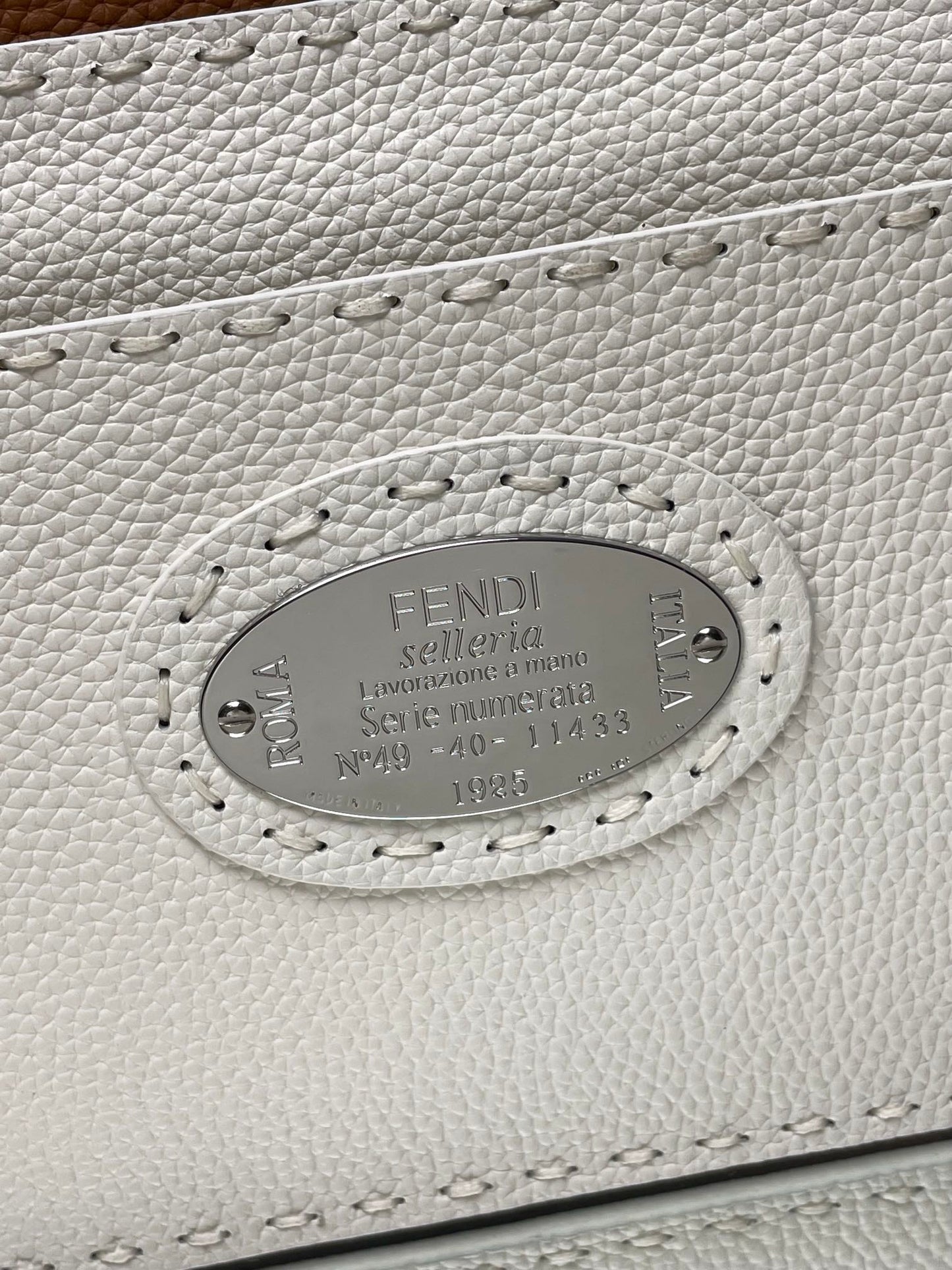 Luxury Saint Laurent PEEKABOO MEDIUM 33 BROWN CALFSKIN SILVER HARDWARE