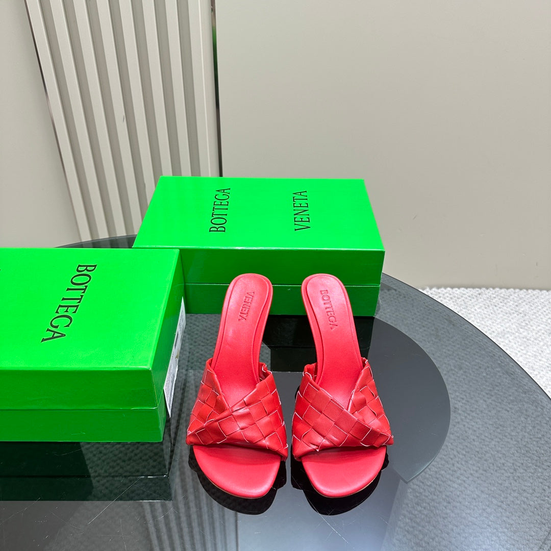 Luxury Bottega Veneta blink mule 95 red lambskin