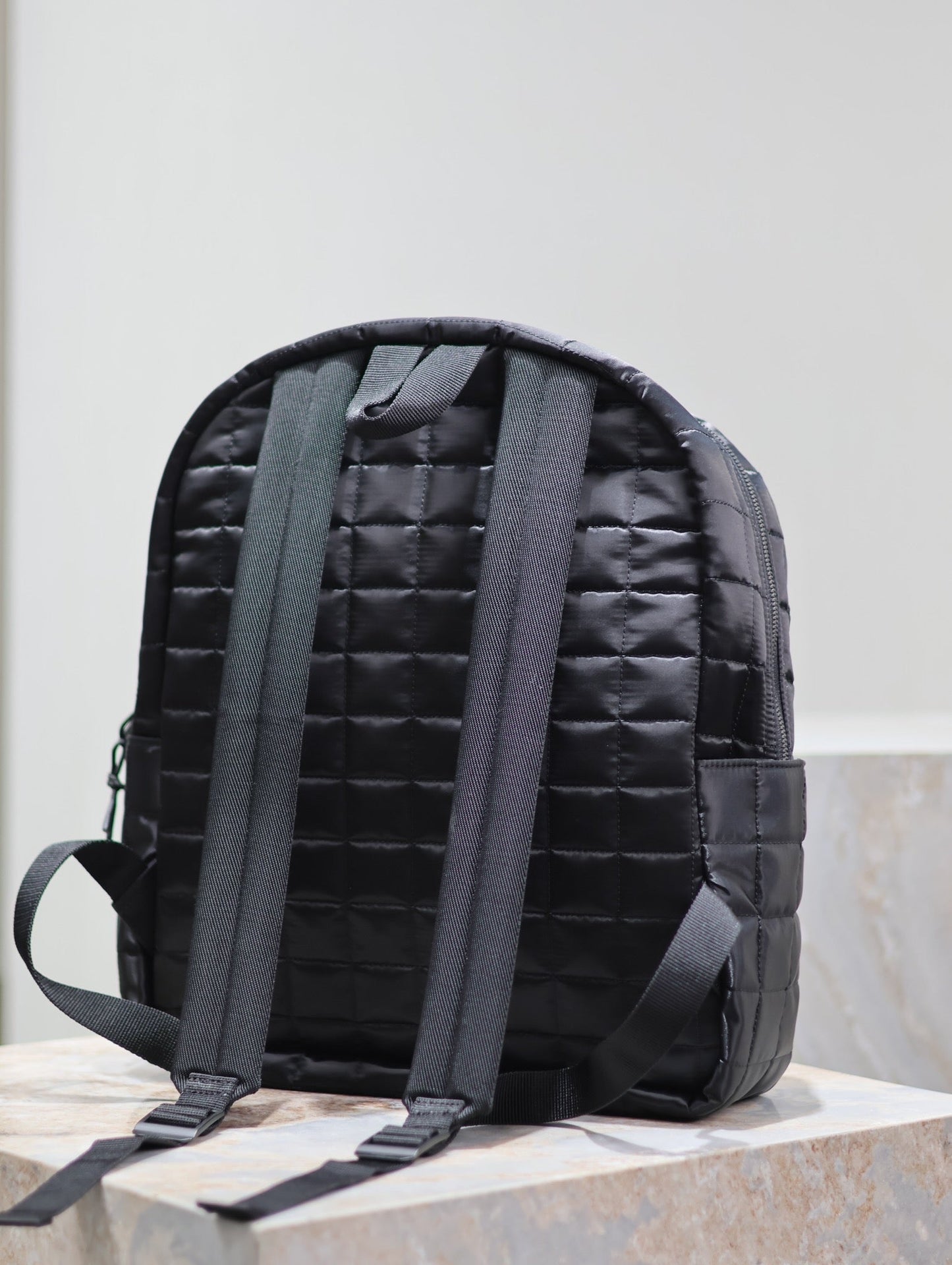 Luxury Saint Laurent BACKPACK 37 IN BLACK PLAID NYLON