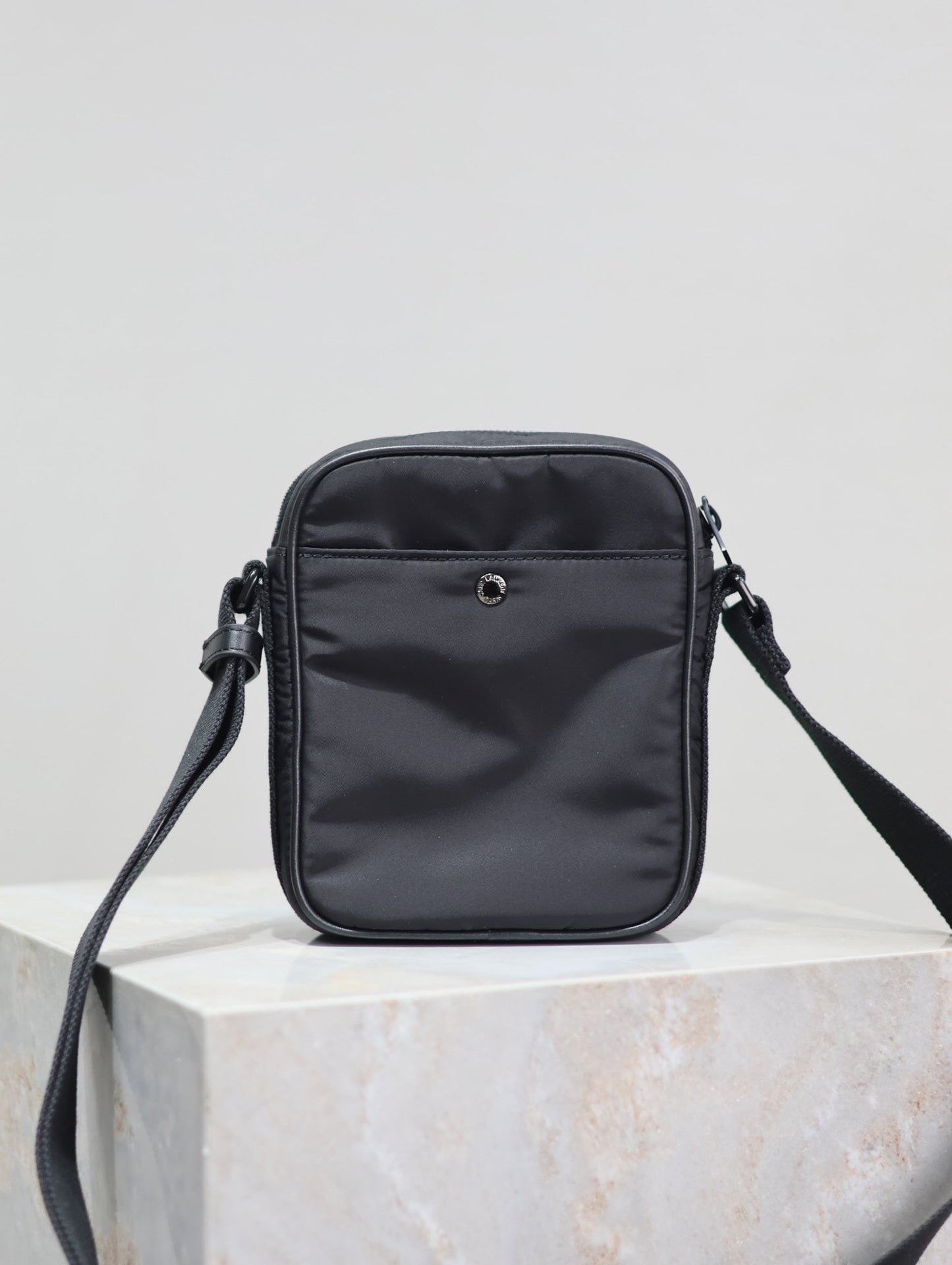 Luxury Saint Laurent CITY MINI CAMERA BAG 18 IN BLACK ECONYL
