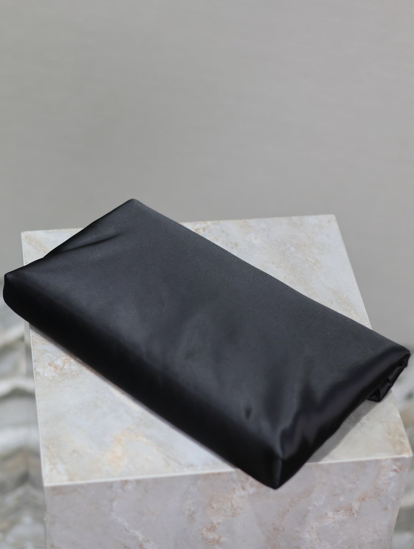 Luxury Saint Laurent ENVELOPE CLUTCH 29 IN BLACK NYLON BLACK LOGO