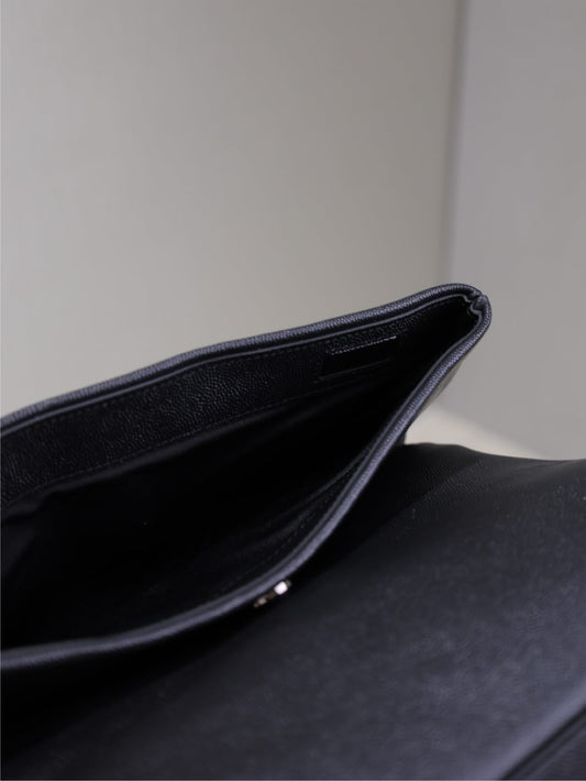 Luxury Saint Laurent WEST HOLLYWOOD BAG 28 IN BLACK CALFSKIN BLACK HARDWARE