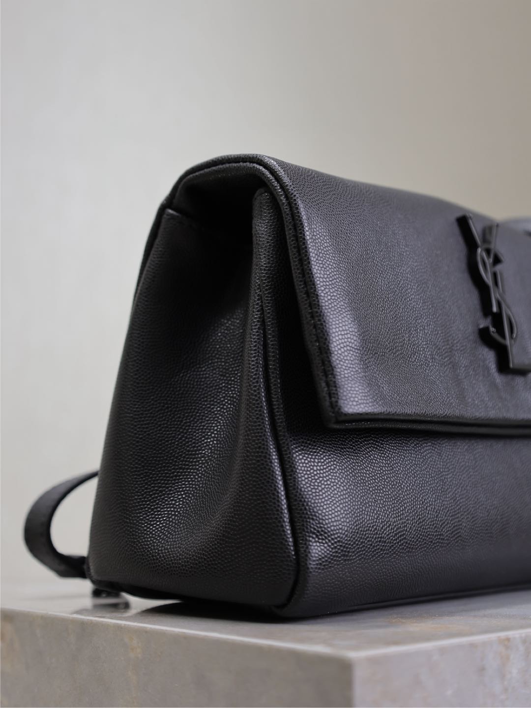 Luxury Saint Laurent WEST HOLLYWOOD SMALL BAG 24 IN BLACK CALFSKIN BLACK HARDWARE