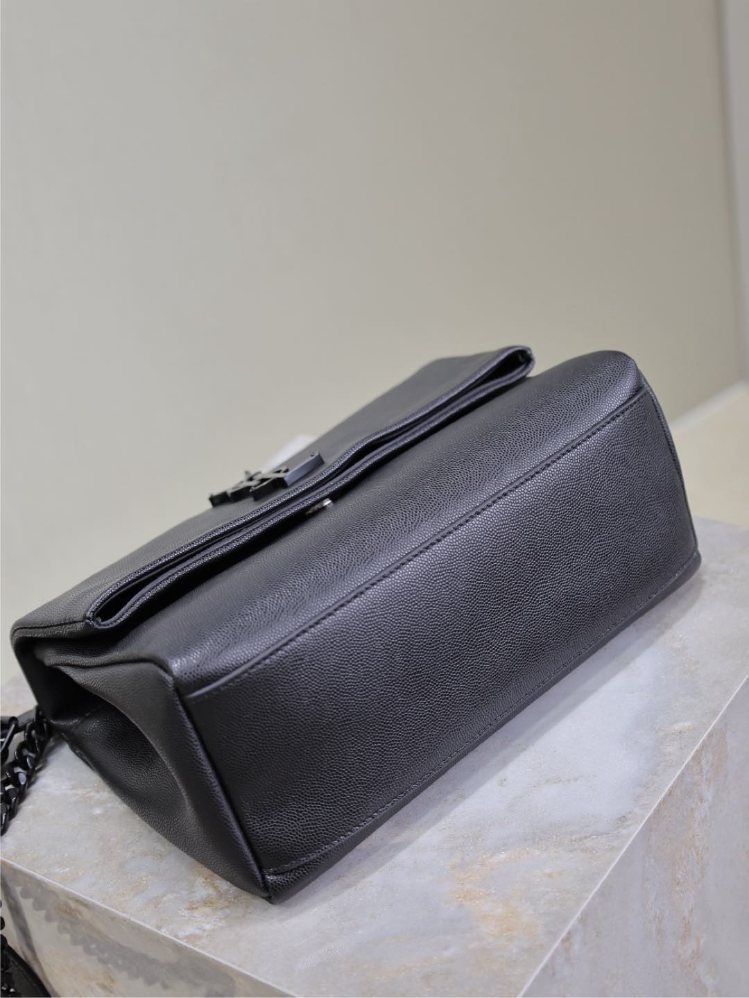 Luxury Saint Laurent WEST HOLLYWOOD SMALL BAG 24 IN BLACK CALFSKIN BLACK HARDWARE