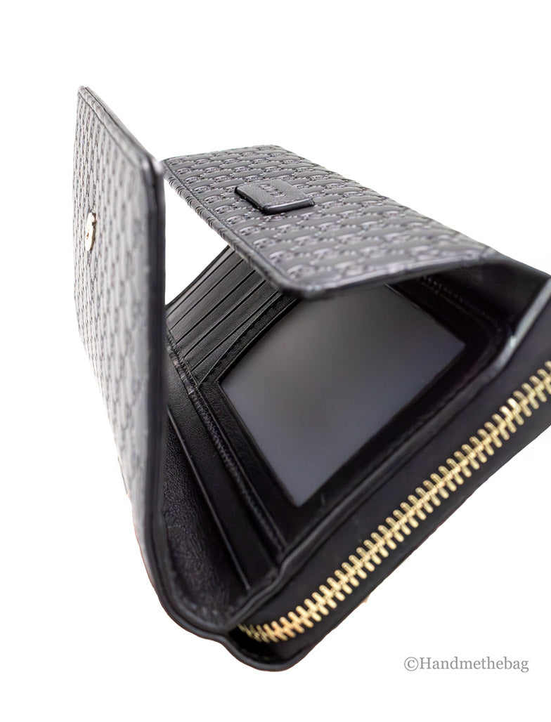 Luxury Gucci Microguccissima Monogram Logo Soft Margaux Leather Wallet