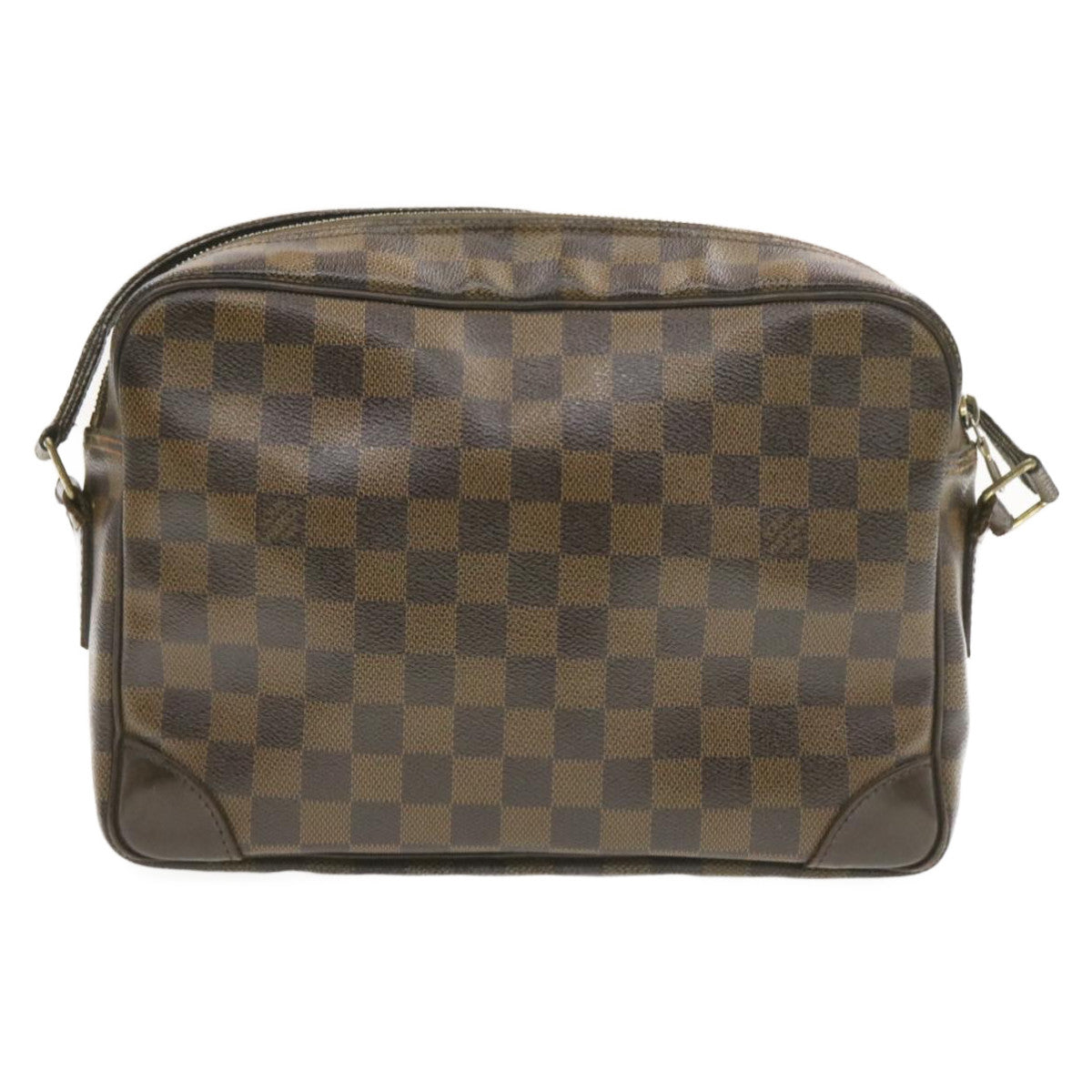 LOUIS VUITTON Damier Ebene Nile Shoulder Bag N48074 LV jk103