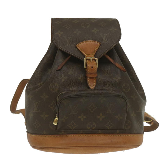 LOUIS VUITTON Monogram Montsouris MM Backpack M51136 LV jk1052