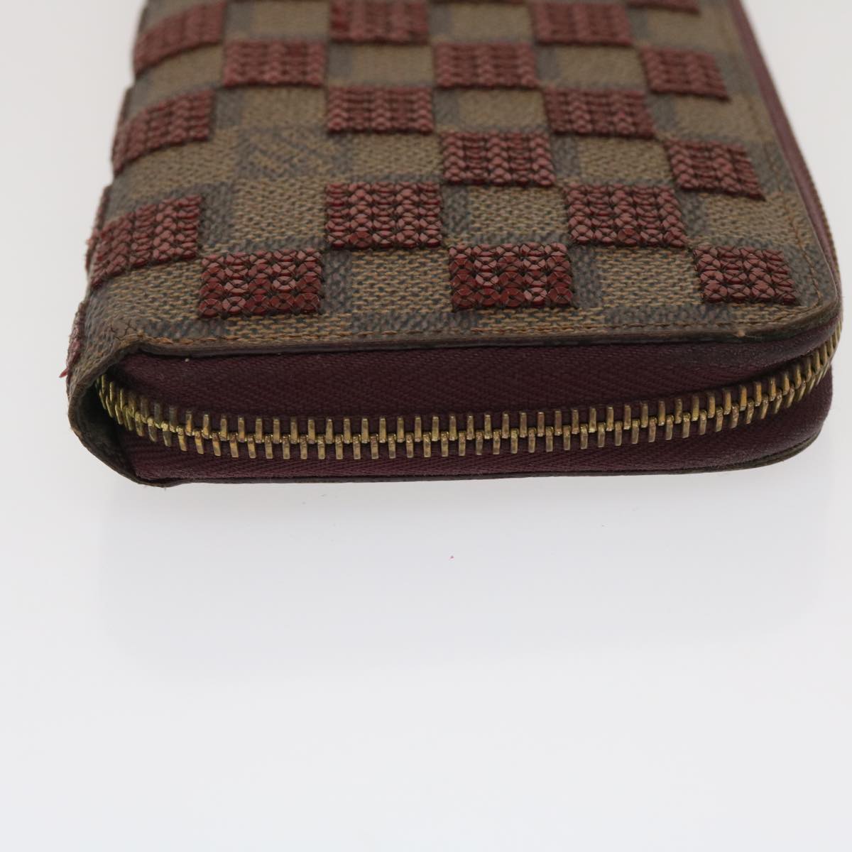 LOUIS VUITTON Damier Piet Zippy Wallet Long Wallet N63174 LV jk1206