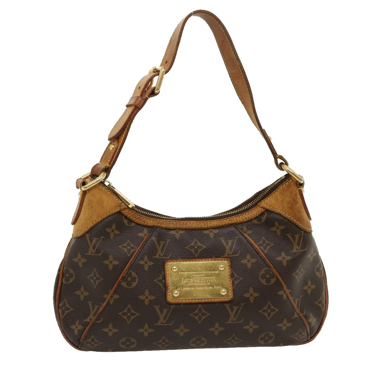 LOUIS VUITTON Monogram Thames PM Shoulder Bag M56384 LV jk1217