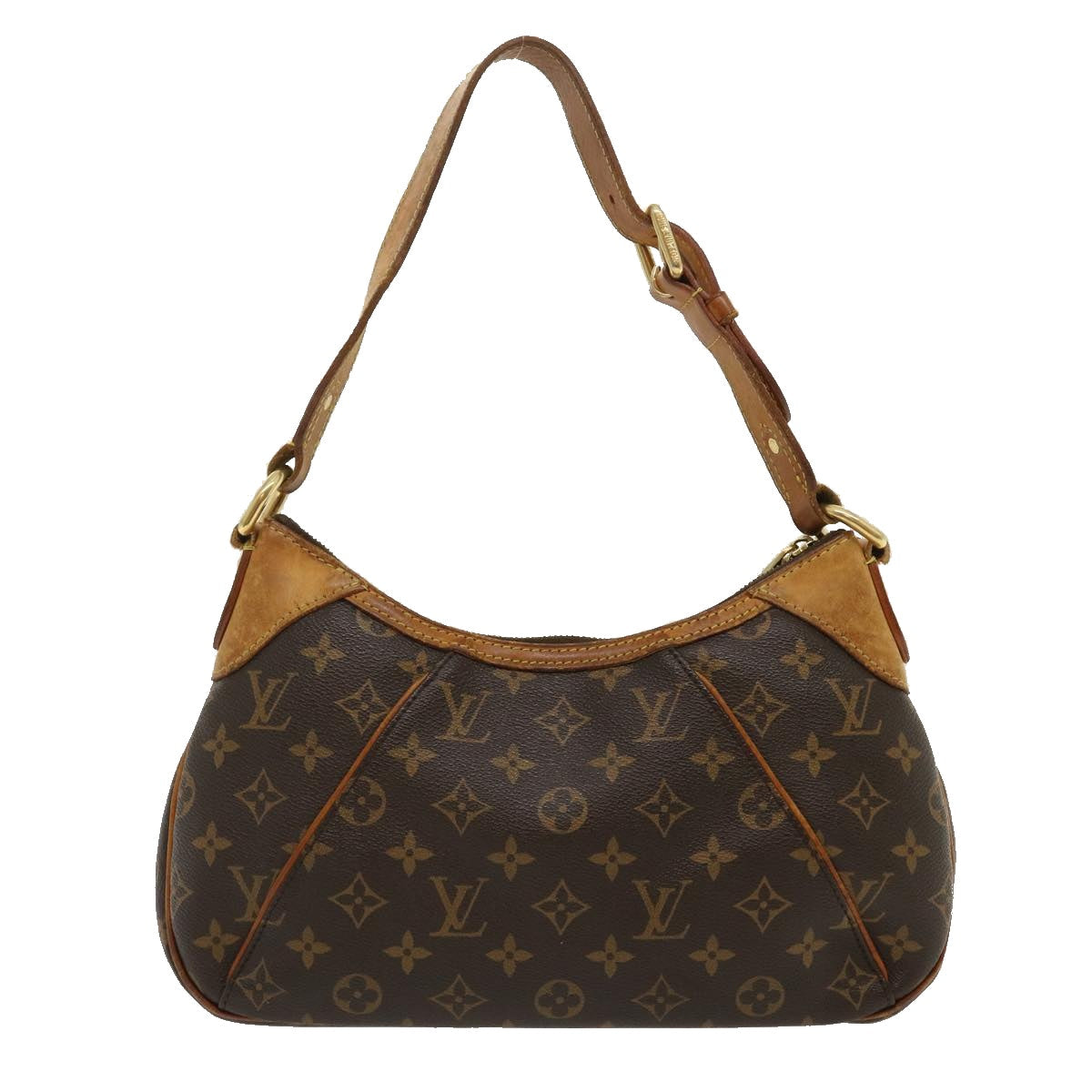 LOUIS VUITTON Monogram Thames PM Shoulder Bag M56384 LV jk1217