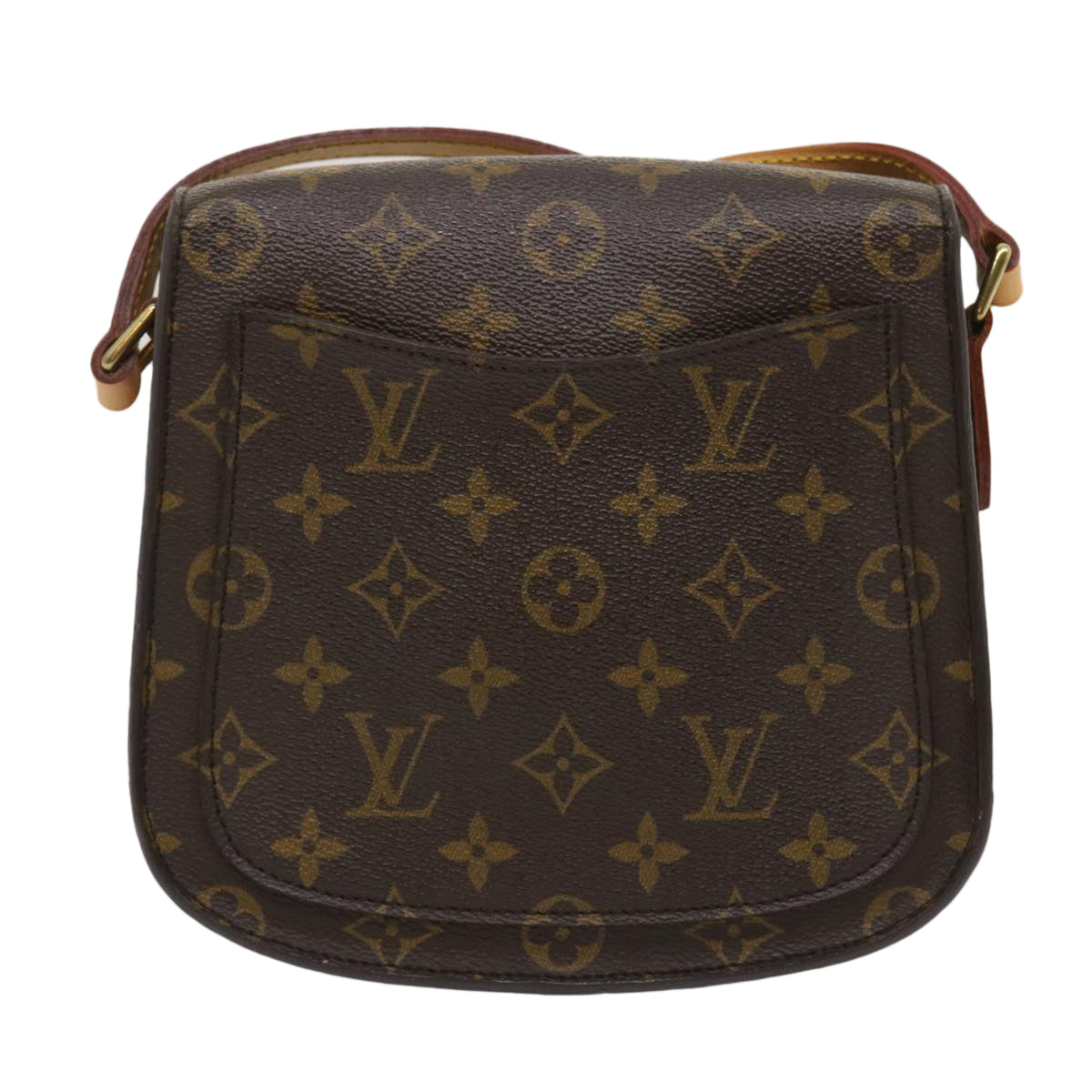 LOUIS VUITTON Monogram Saint Cloud MM Shoulder Bag M51243 LV jk1644