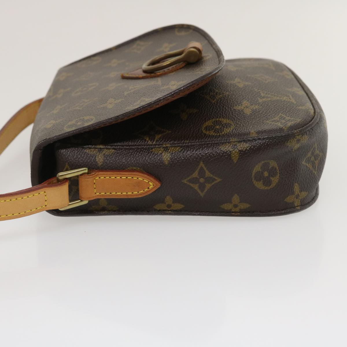 LOUIS VUITTON Monogram Saint Cloud MM Shoulder Bag M51243 LV jk1644
