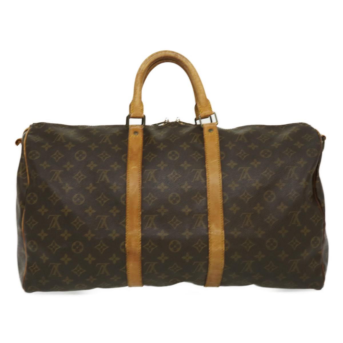 LOUIS VUITTON Monogram Keepall Bandouliere 50 Boston Bag M41416 LV jk1881
