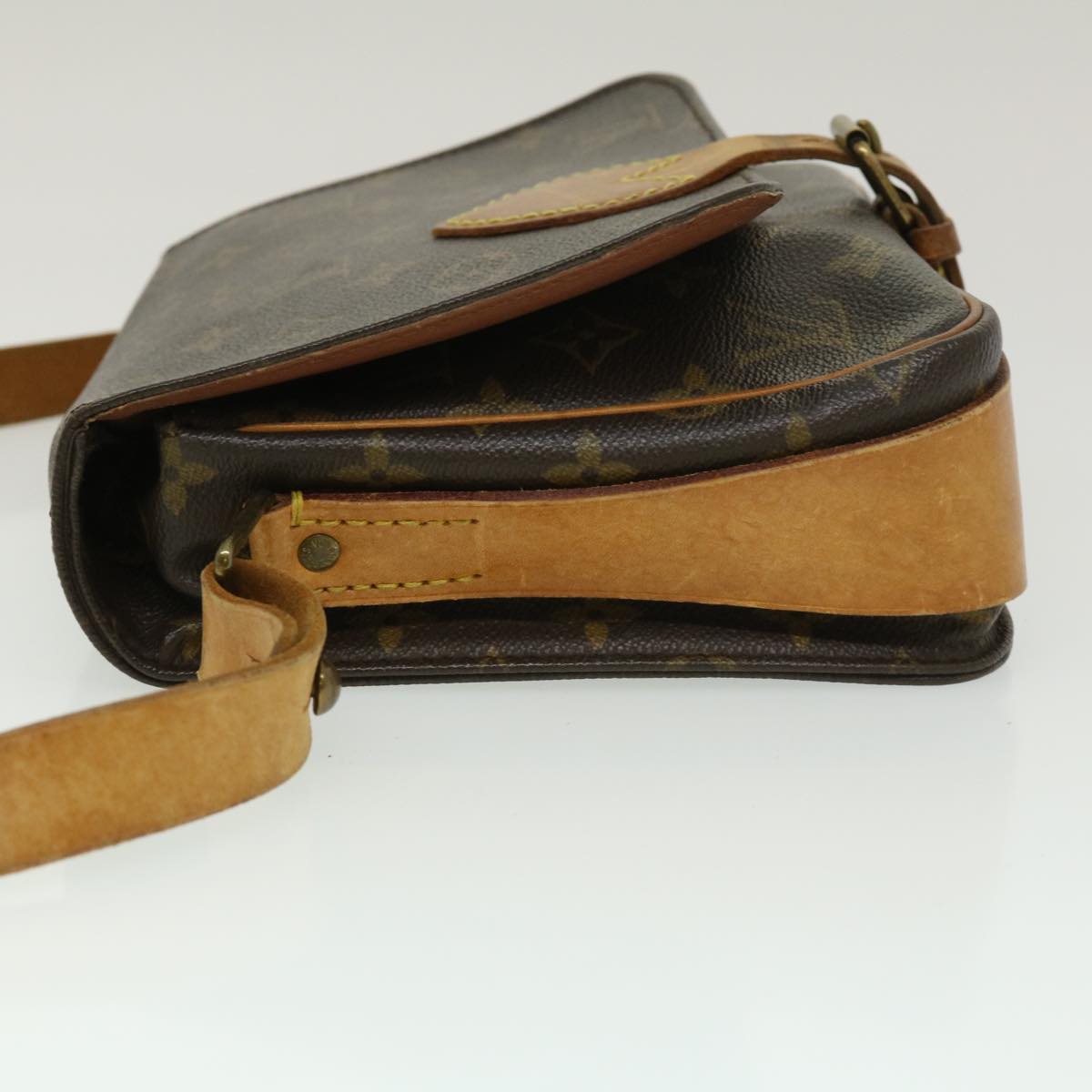 LOUIS VUITTON Monogram Cartouchiere MM Shoulder Bag M51253 LV jk1948