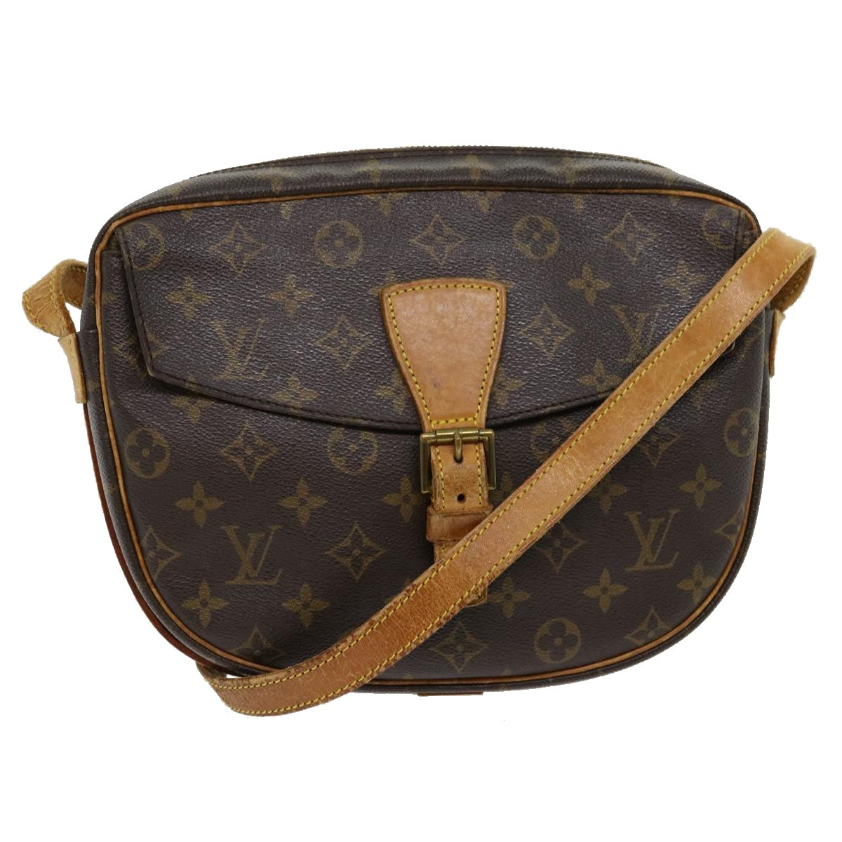 LOUIS VUITTON Monogram Jeune Fille MM Shoulder Bag M51226 LV jk2055