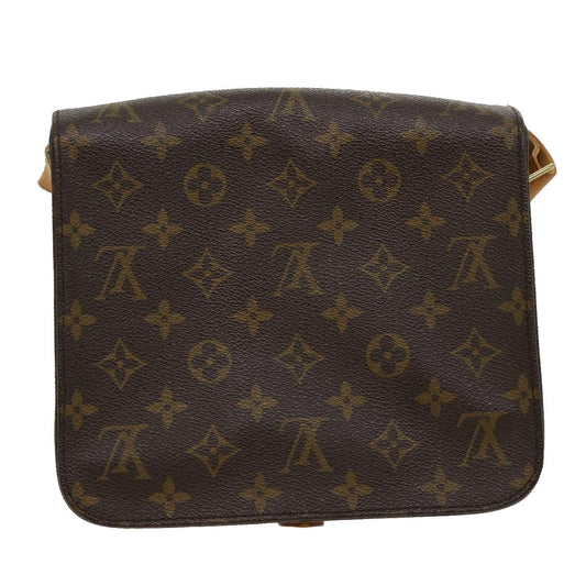LOUIS VUITTON Monogram Cartouchiere MM Shoulder Bag M51253 LV jk2111