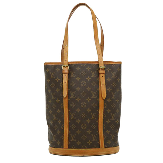 LOUIS VUITTON Monogram Bucket GM Shoulder Bag L012 LV jk2416